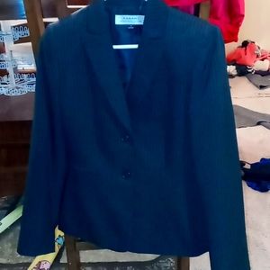 Tahari Blazer Pinstripe